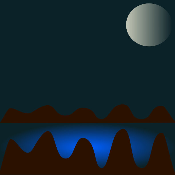 《月光夜湖》图片下载