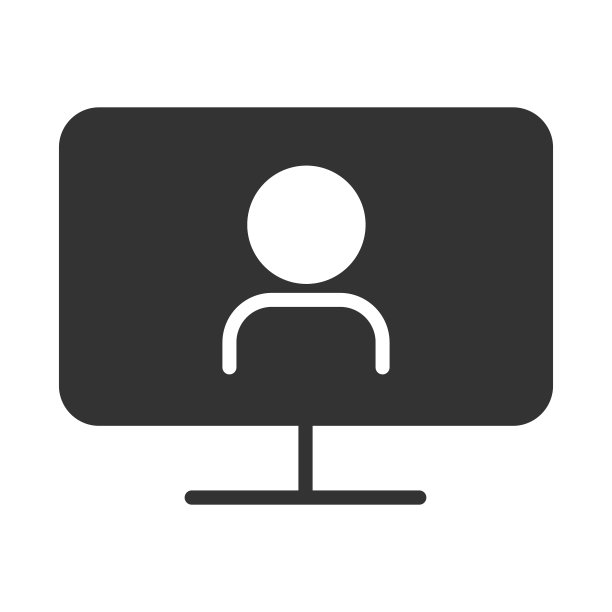 视频会议矢量字形图标孤立在白色背景。视频会议股票矢量图标的网页，移动应用程序和UI设计图片下载