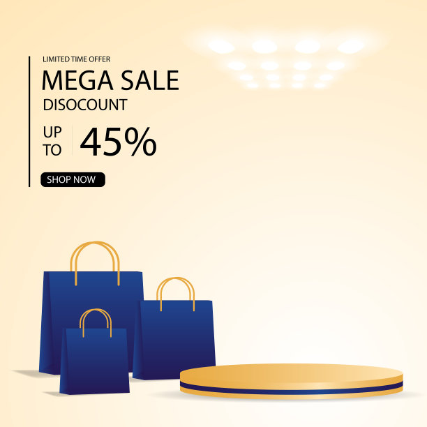 3d销售横幅模板设计的社交媒体图片下载