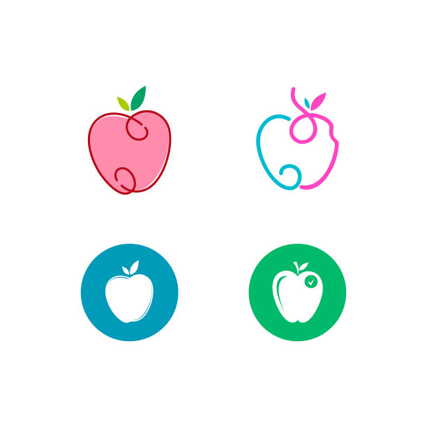 苹果标志设计合集图片下载