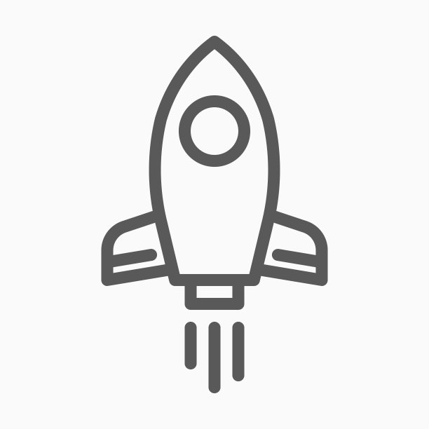 火箭图标，车辆矢量，运输插图图片下载