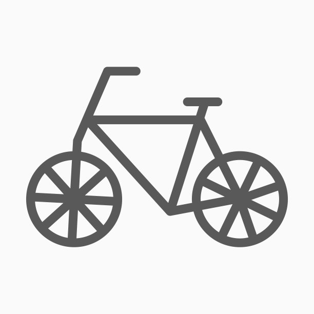 自行车图标，车辆矢量，运输插图图片下载
