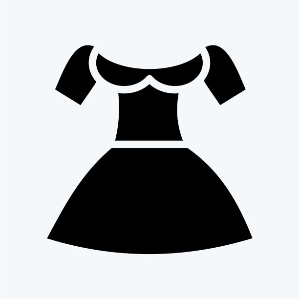 图标紧身裙适合教育符号字形图片下载