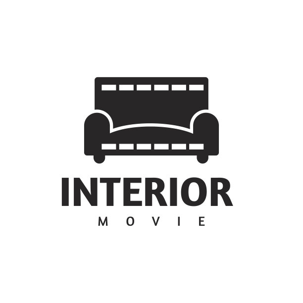 沙发标志与薄膜组合设计条形或条形图片下载