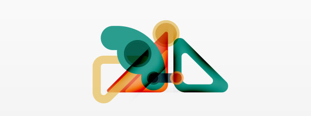 几何基元线圆抽象图片下载