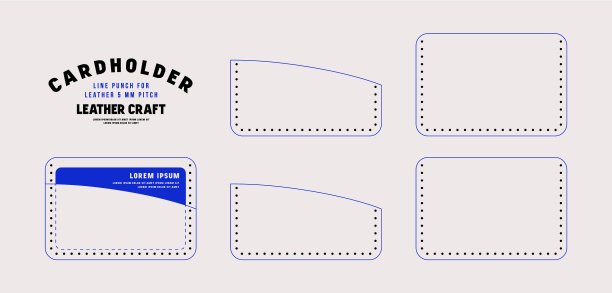 卡座皮革工艺缝纫图案图片下载