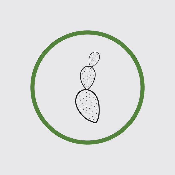 仙人掌标志设计图片下载