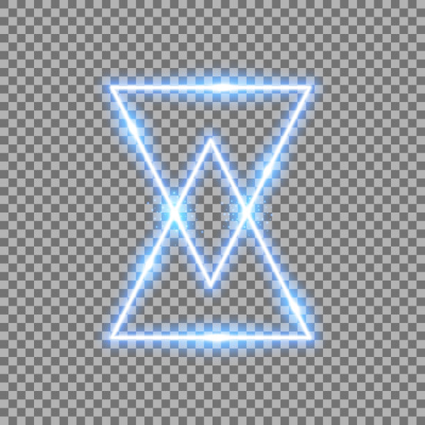 三角光效应激光沙手表图片下载