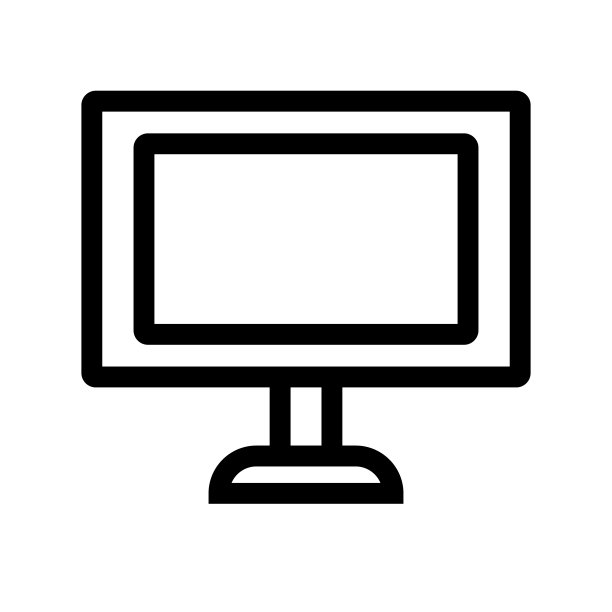 电视图标。电视。电视。向量。图片下载