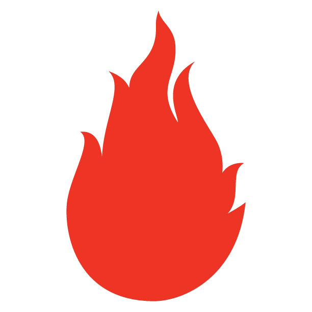 火焰火焰标志模板矢量图标石油，天然气和能源标志图片下载