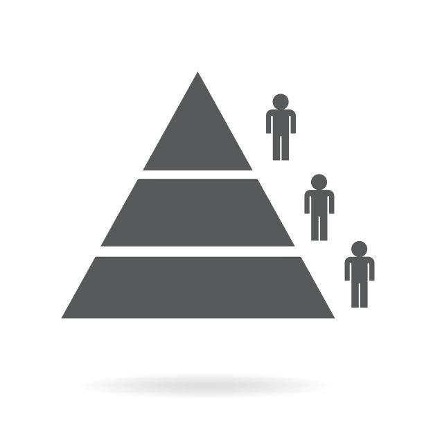 用于演示和报告矢量的金字塔图。图片下载