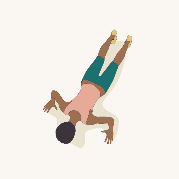 年轻的非洲裔美国女性健身运动女孩图片下载