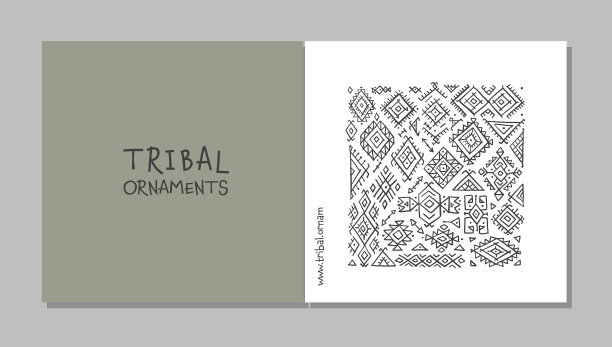 抽象民族装饰几何背景图片下载