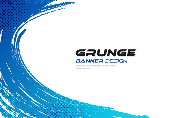 抽象的白色和蓝色垃圾背景图片下载