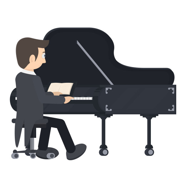 钢琴家。音乐家弹钢琴图片下载
