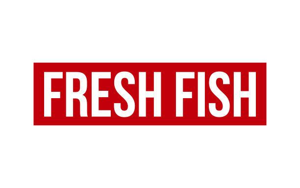 鲜鱼橡胶印章载体图片下载