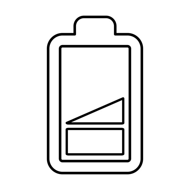 半充电电池图标图片下载