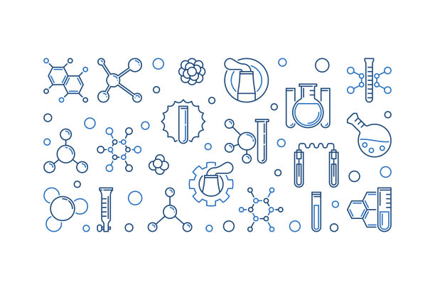 矢量化工概述插图或横幅图片下载