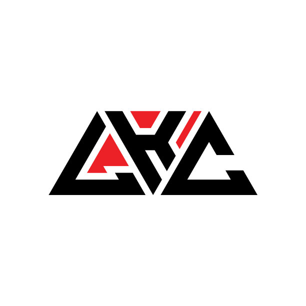 LKC三角形字母标志设计用三角形图片下载