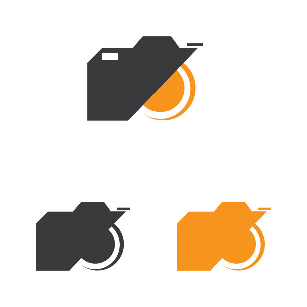 相机摄影标志图标设计模板图片下载