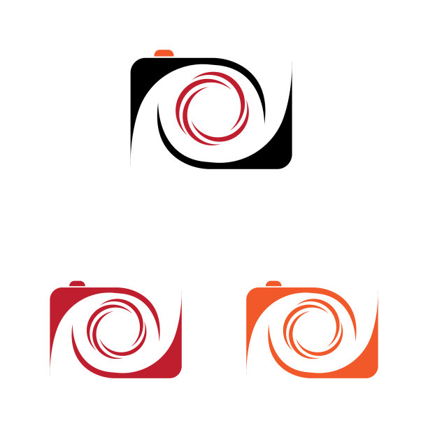 相机摄影标志图标设计模板图片下载