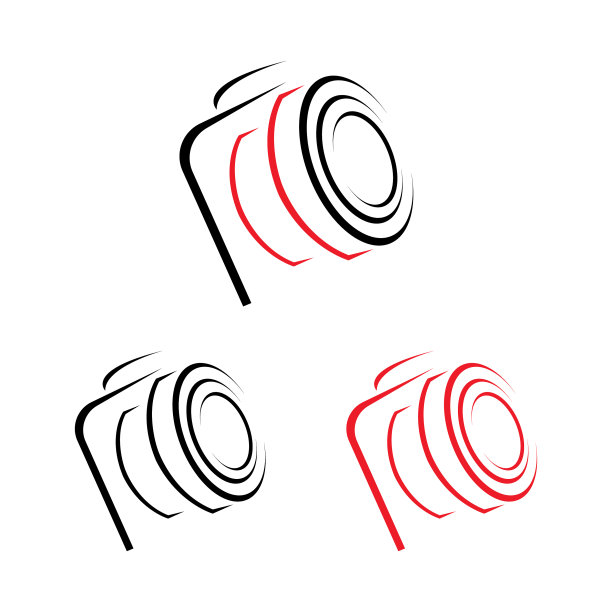 相机摄影标志图标设计模板图片下载