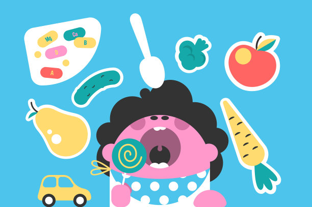 宝宝张口服用维生素图片下载