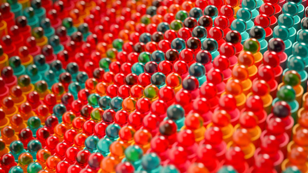 挥舞的管道与球体抽象的背景图片下载