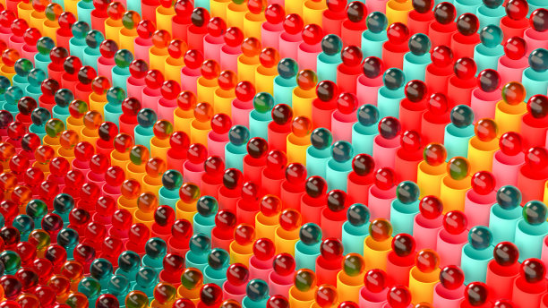 挥舞的管道与球体抽象的背景图片下载