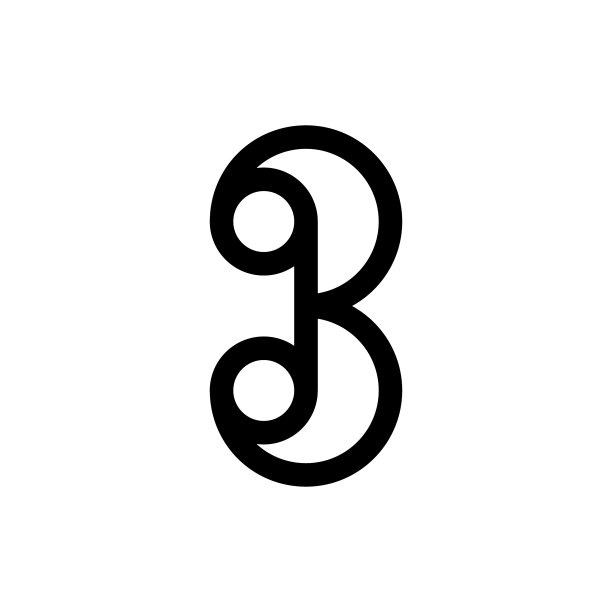 现代字母b标志设计图片下载