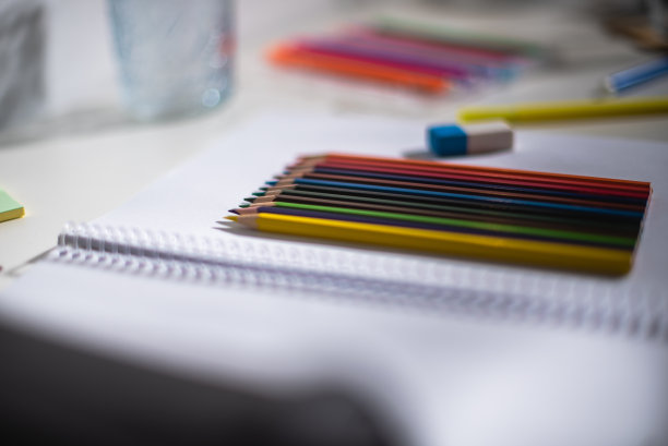 学校供应静物库存照片图片下载