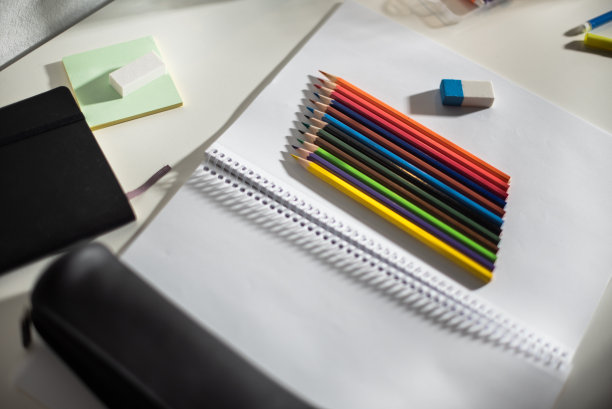 学校供应静物库存照片图片下载