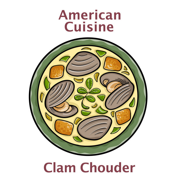 蛤蜊杂烩美国菜新英格兰蛤蜊图片下载