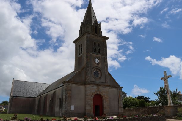 布列塔尼班戈的教堂图片下载