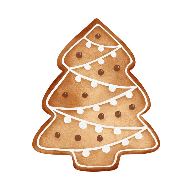 姜饼圣诞树图片下载