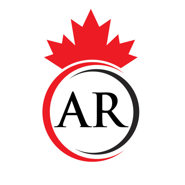 字母ar枫叶标志模板符号图片下载