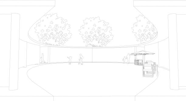 建筑项目的3D插图图片下载