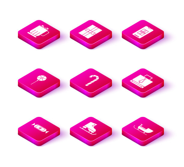 糖果花样滑冰棒棒糖圣诞节图片下载