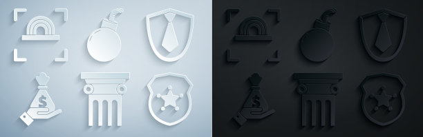 立法柱绑手拿钱袋图片下载