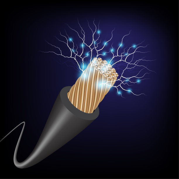 电线发出火花图片下载