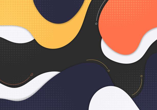 抽象简约的彩色艺术品装饰图片下载