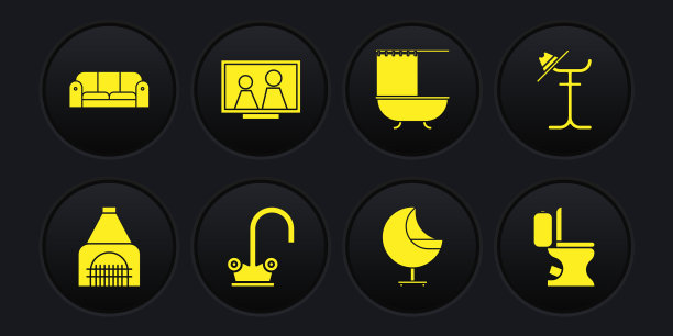 设置室内壁炉外套的水龙头图片下载