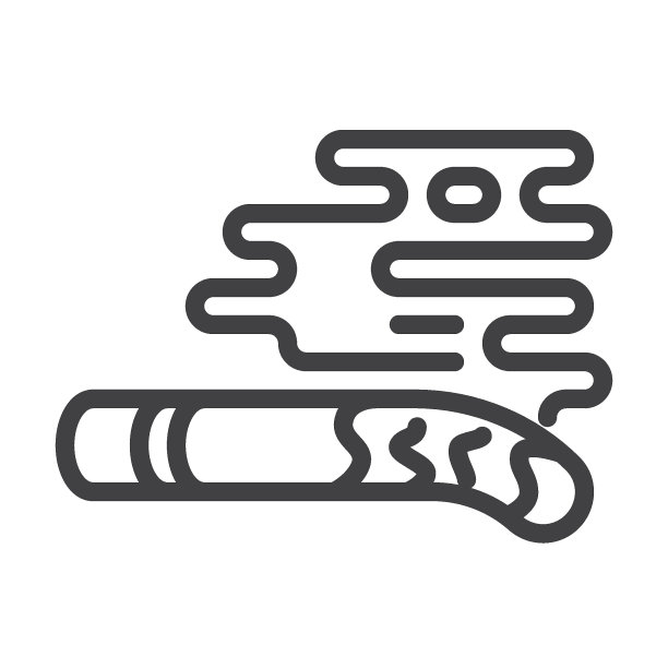 烟灰线图标图片下载