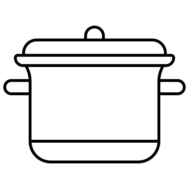 壶线艺术图标设计模板矢量插图图片下载