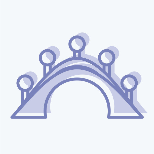 Icon bridge适合作为城市公园的标志二图片下载