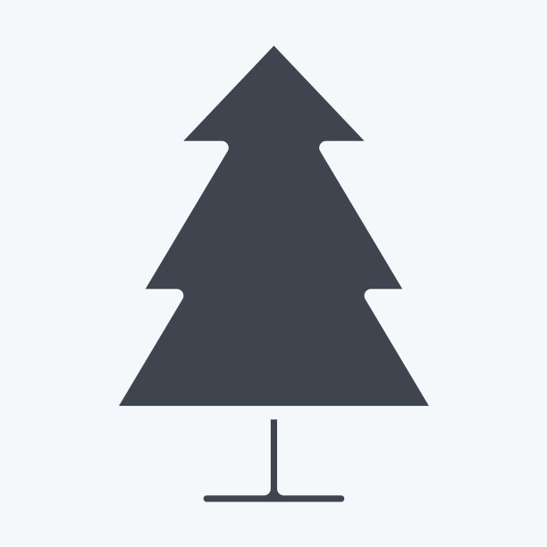 象鼻松适合作为城市公园的象形标志图片下载