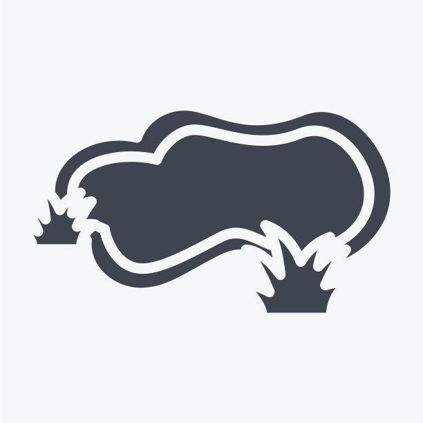 图标池塘适合城市公园符号字形图片下载