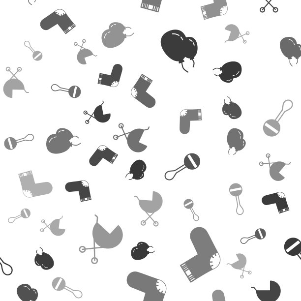 气球与丝带宝宝袜子衣服图片下载