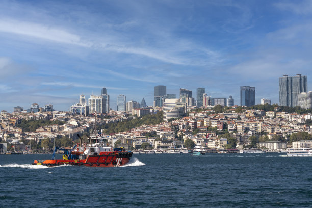 都市景观和伊斯坦布尔的现代生活图片下载