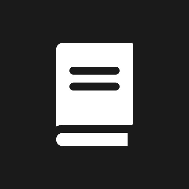 合书黑暗模式字形ui图标图片下载